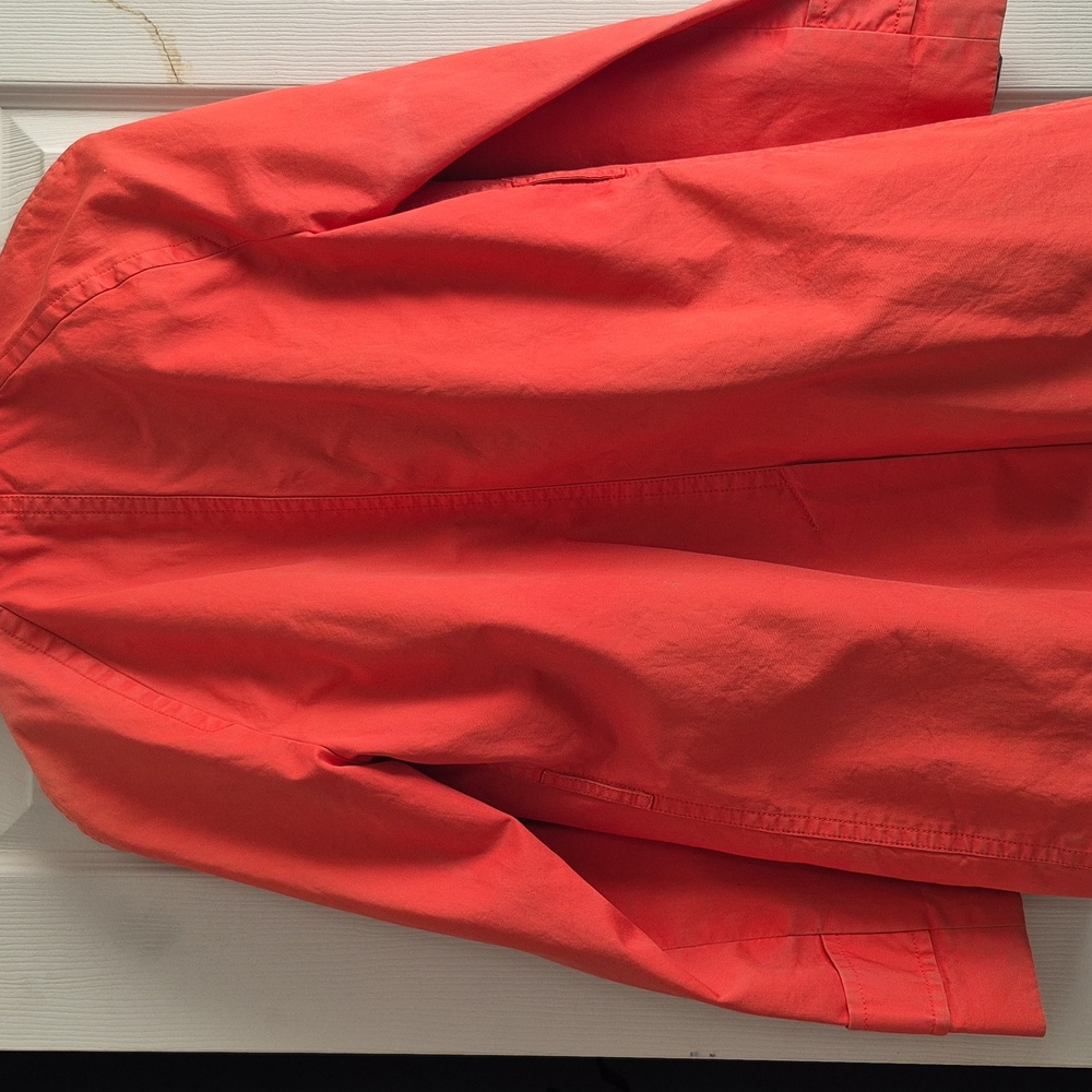 Coach Orange And Black Patterned Jacket - image 6